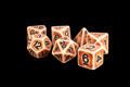 Ancient Brown 16mm Resin Poly Dice Set