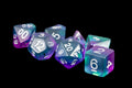 Blue Aurora 16mm Resin Poly Dice Set